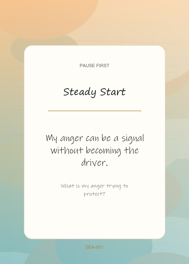 Sample Printable Anger Management Cards