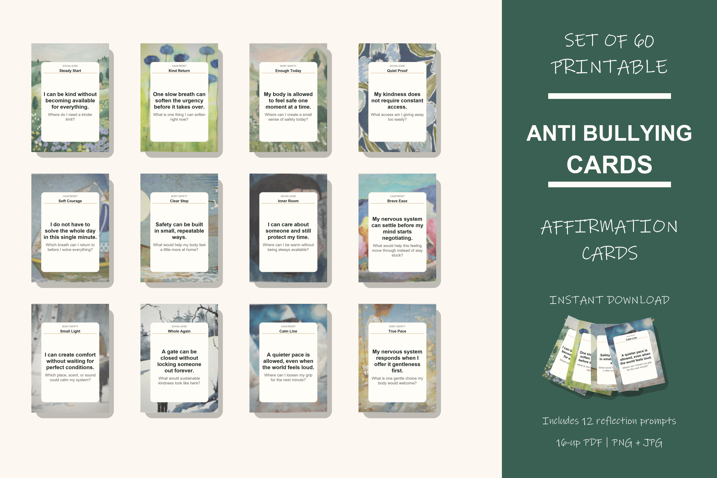 Printable Anti Bullying Cards preview