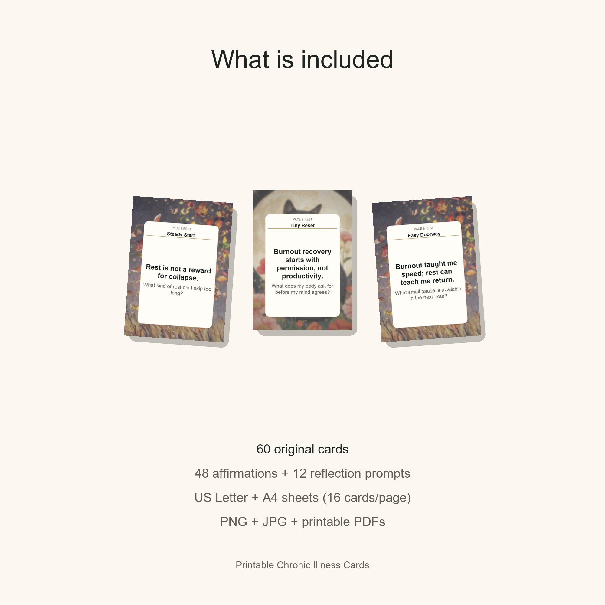 Printable Chronic Illness Cards gallery preview