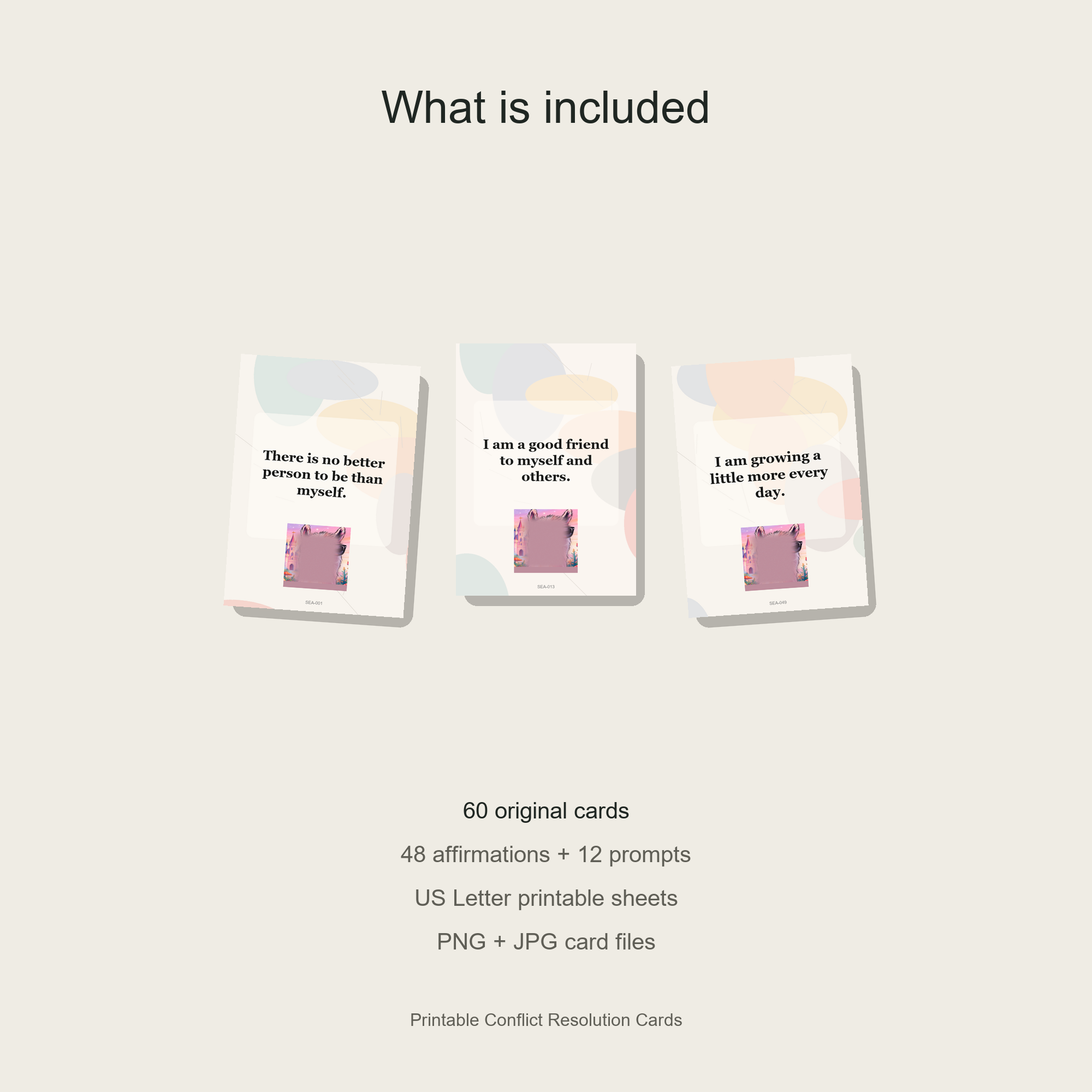Printable Conflict Resolution Cards gallery preview