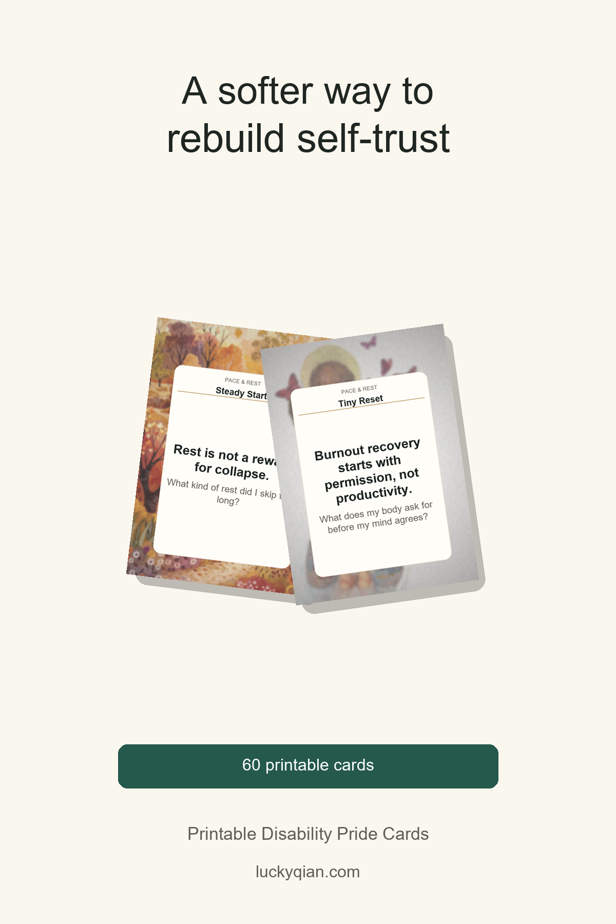 Printable Disability Pride Cards pin preview