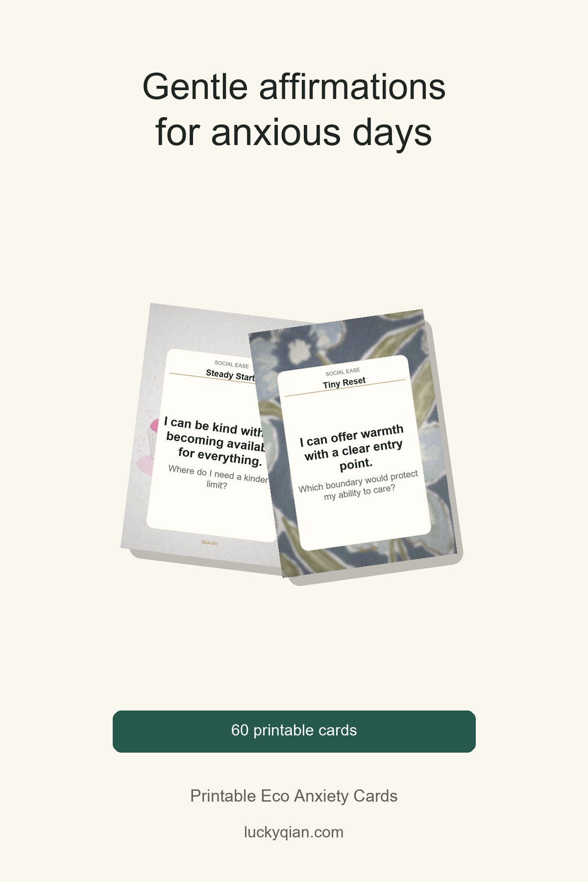 Printable Eco Anxiety Cards pin preview