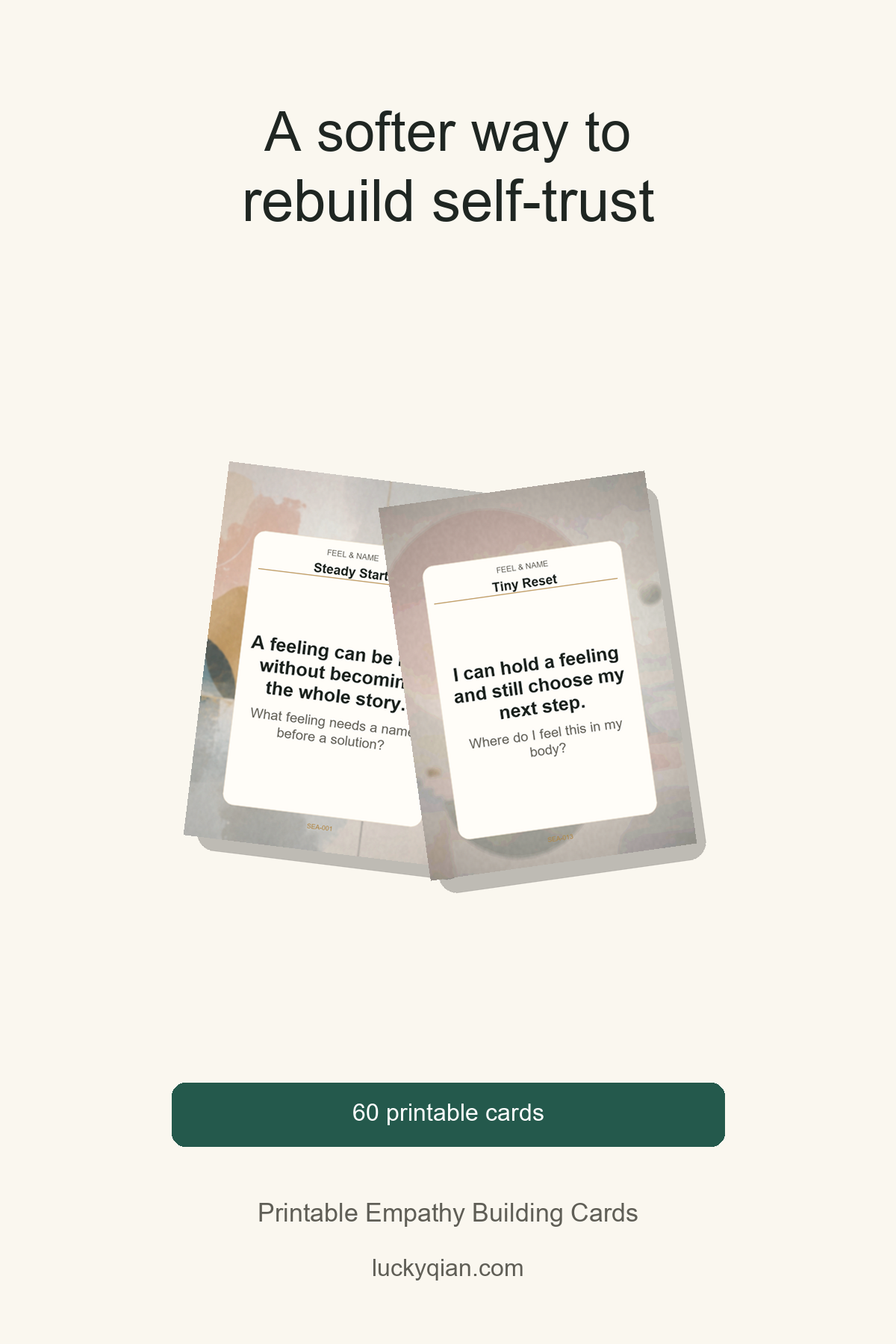 Printable Empathy Building Cards pin preview