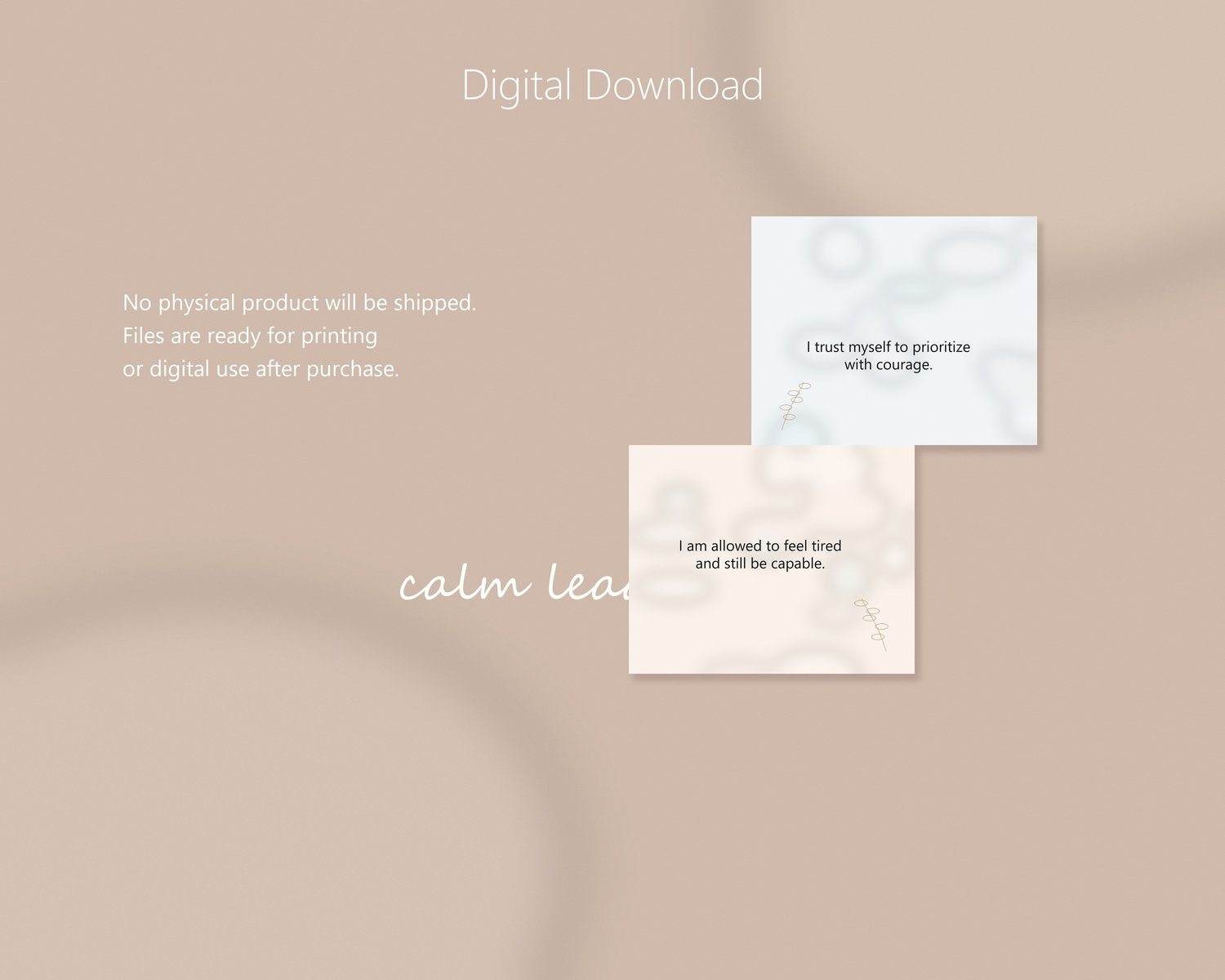 Executive & Overcoming Burnout Cards | 96 Printa preview