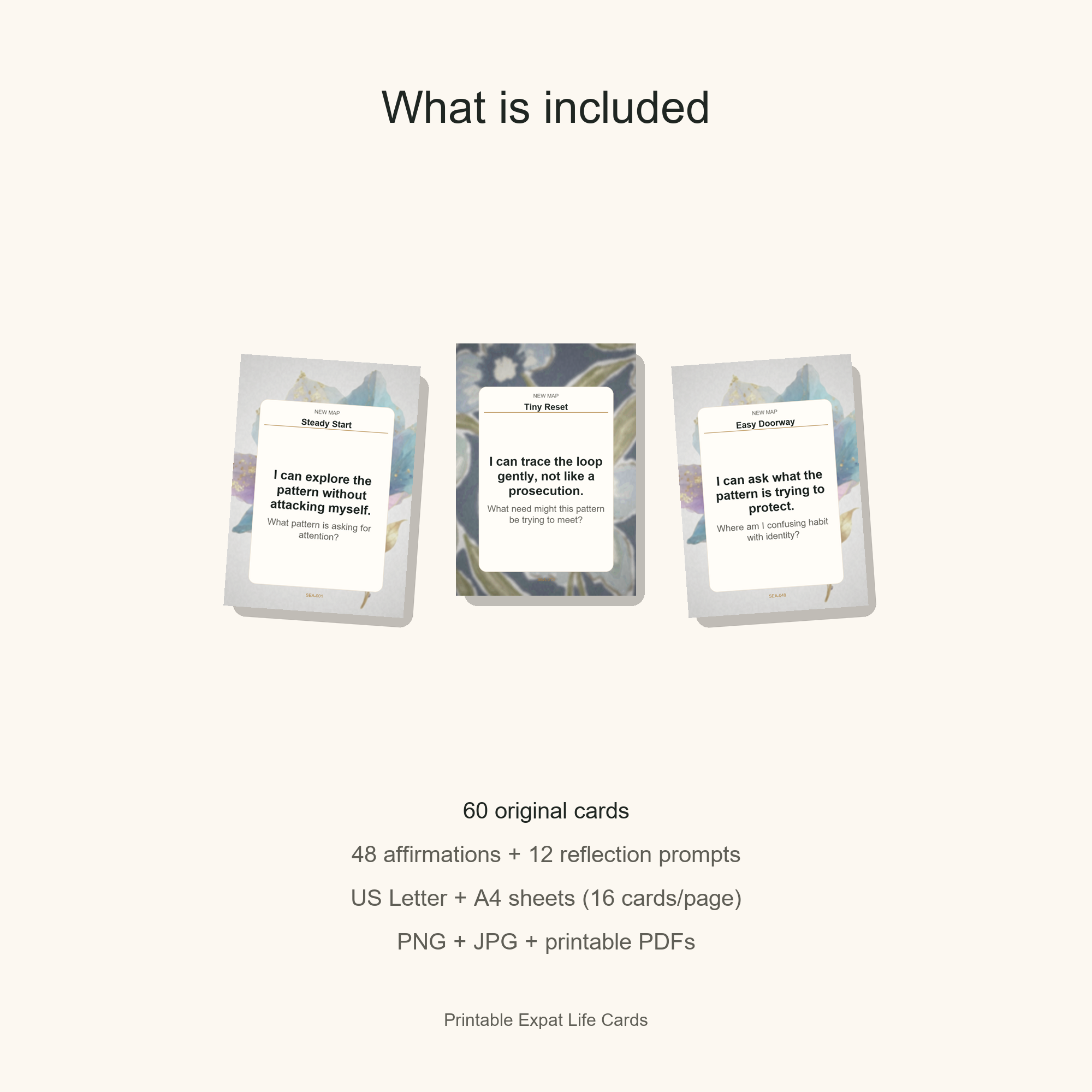 Printable Expat Life Cards gallery preview