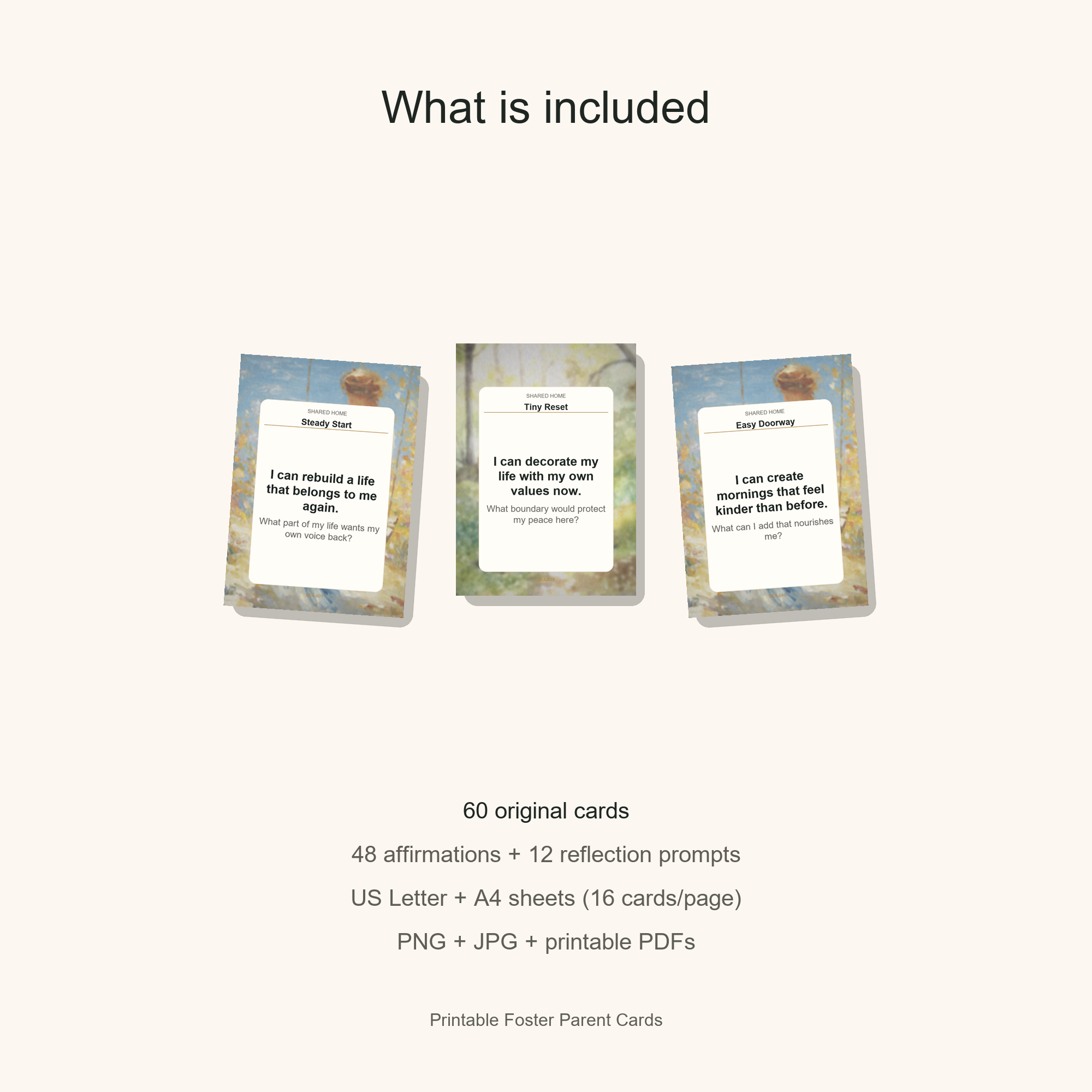 Printable Foster Parent Cards gallery preview