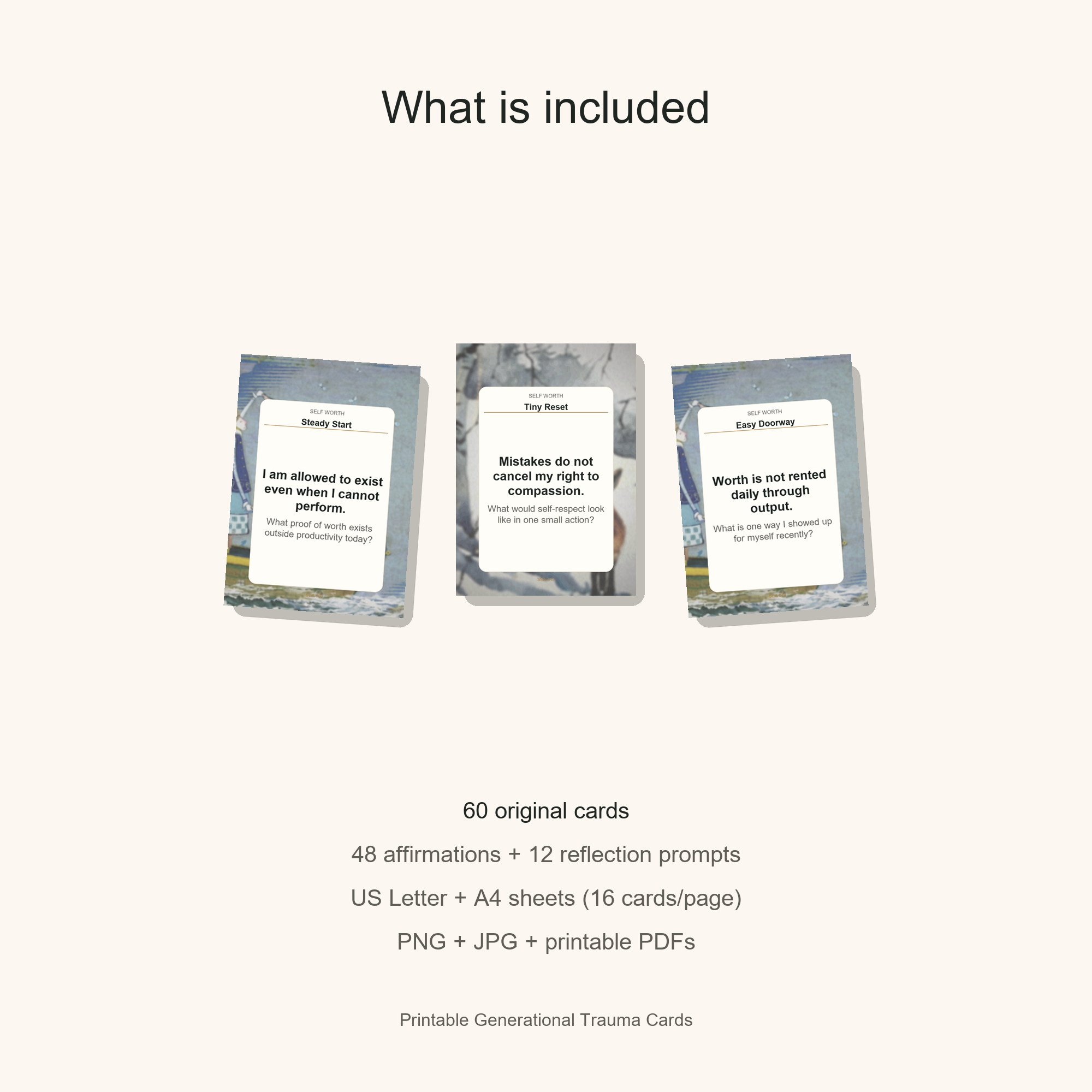Printable Generational Trauma Cards gallery preview