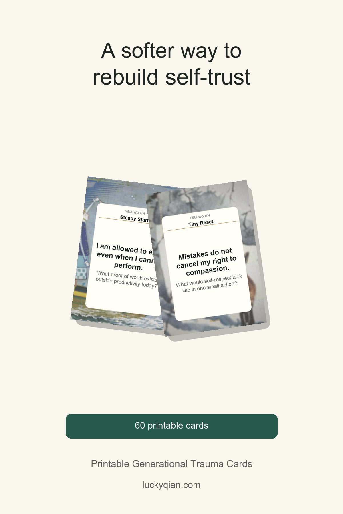 Printable Generational Trauma Cards pin preview