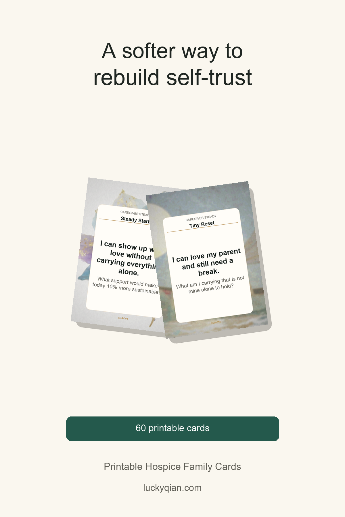 Printable Hospice Family Cards pin preview