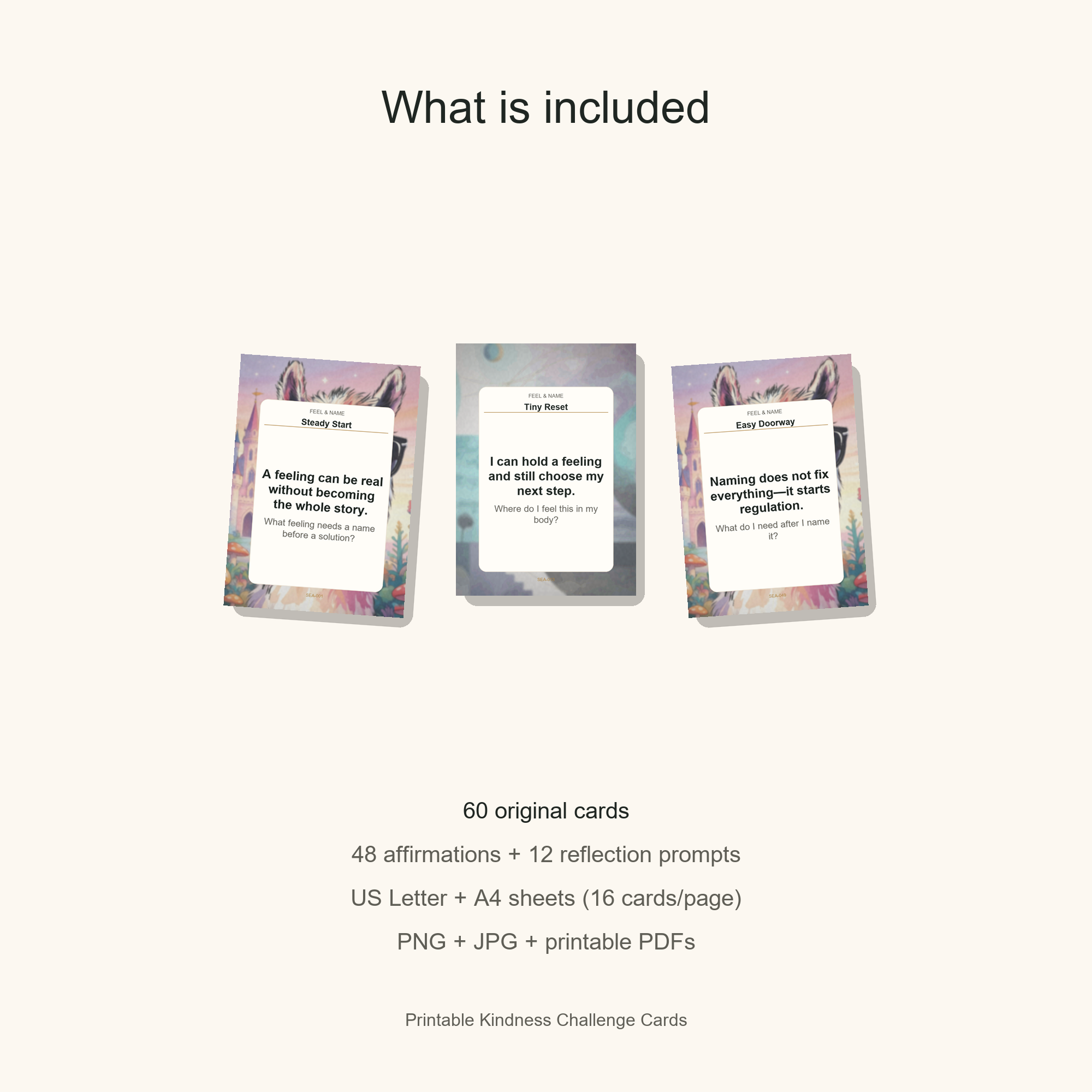Printable Kindness Challenge Cards gallery preview