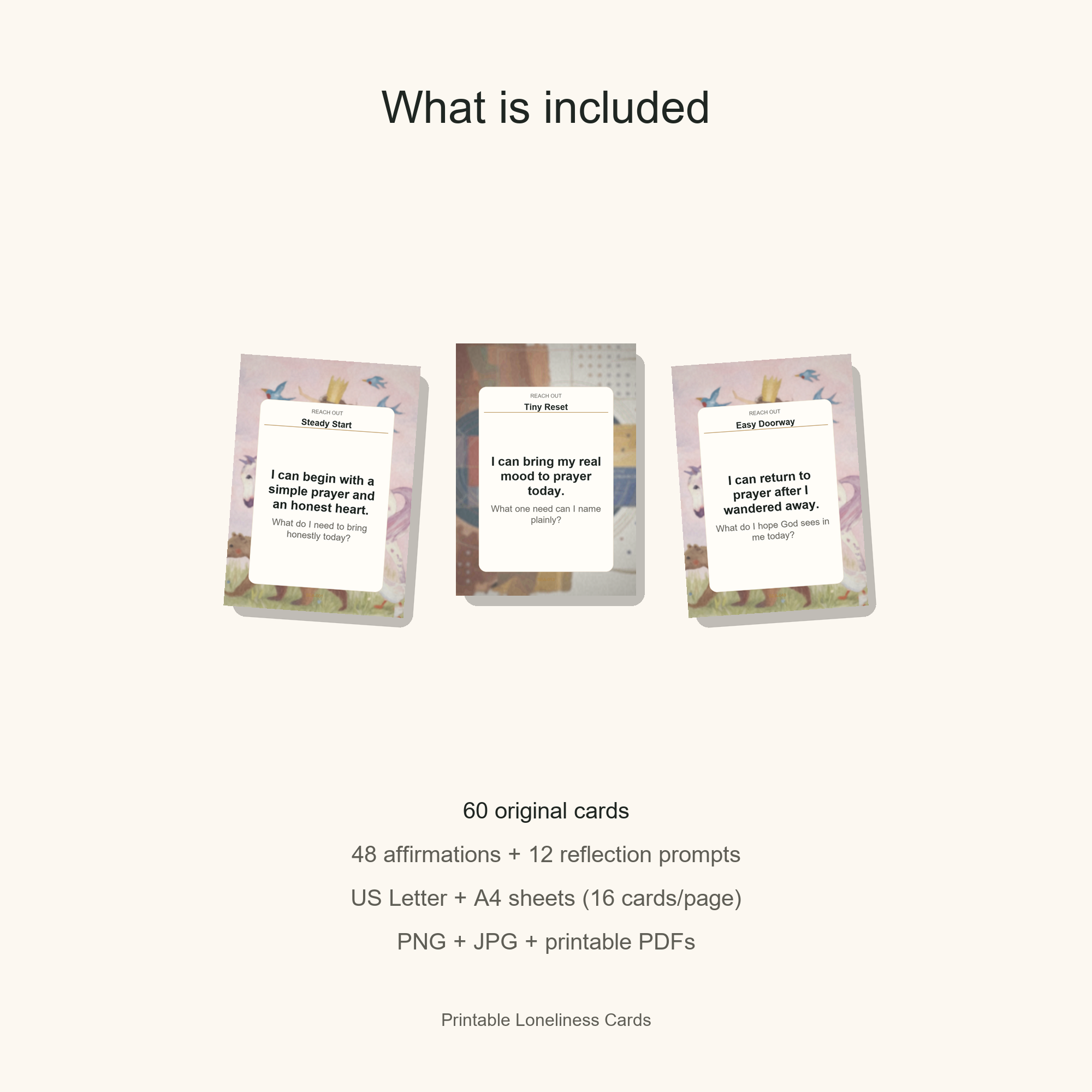 Printable Loneliness Cards gallery preview