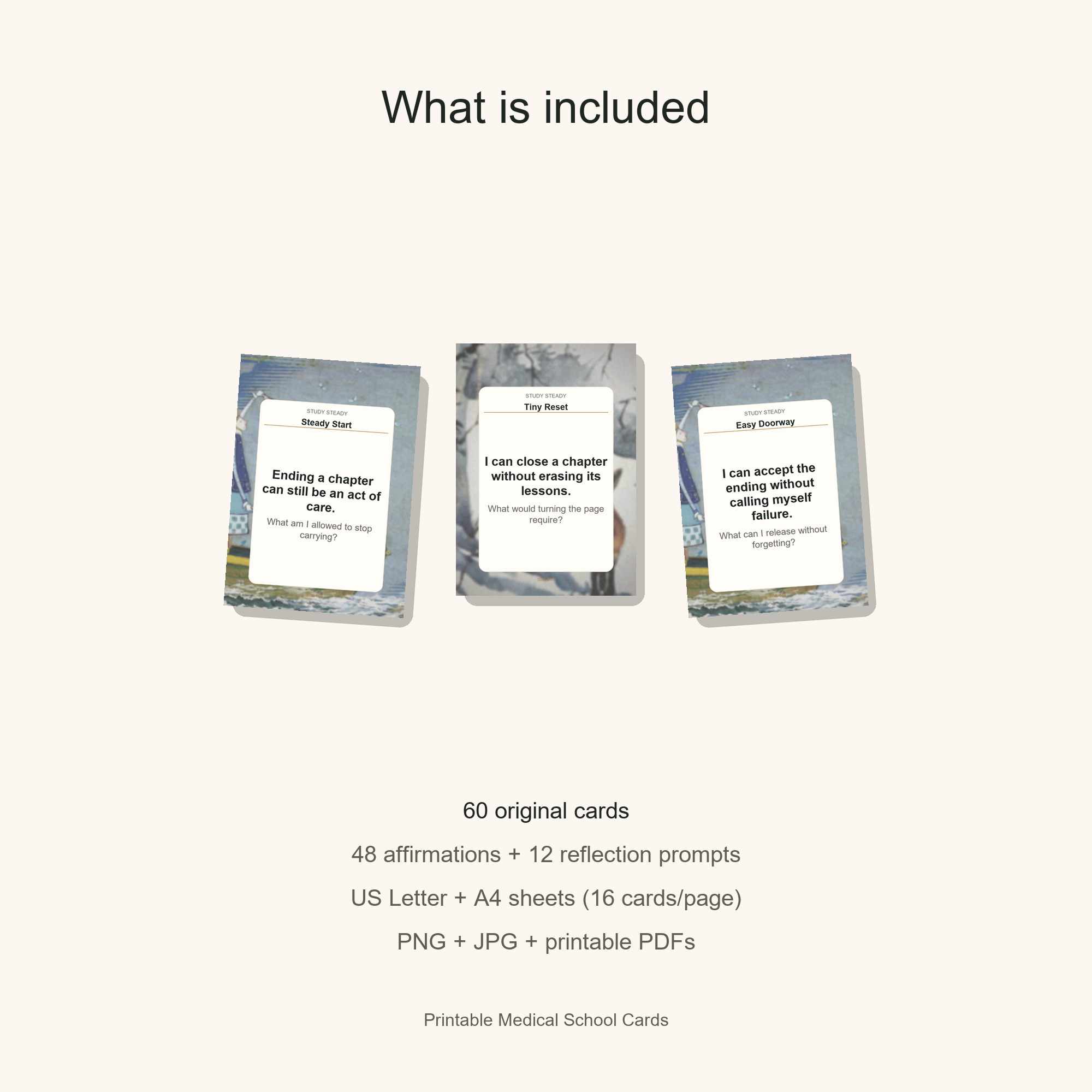 Printable Medical School Cards gallery preview