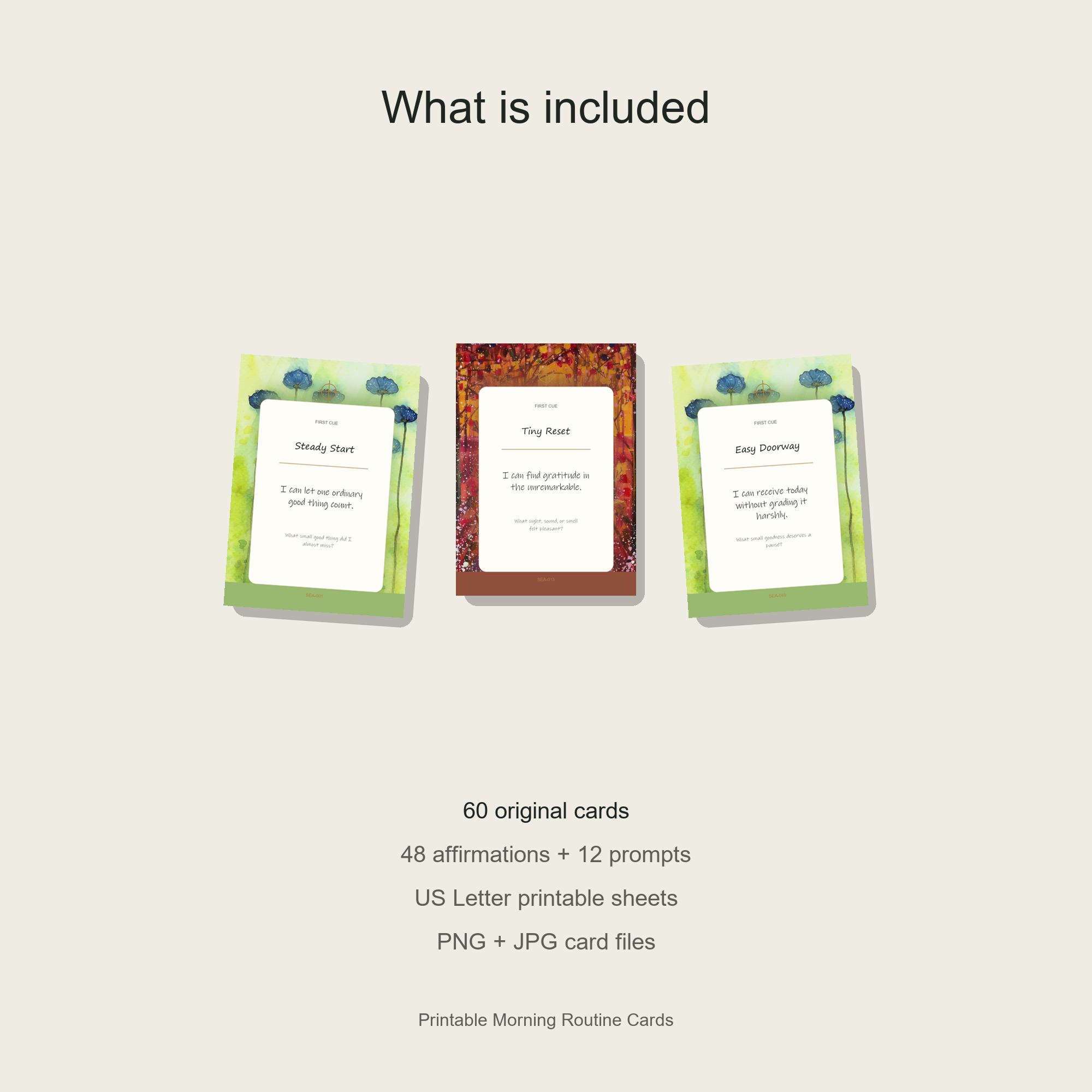 Printable Morning Routine Cards gallery preview