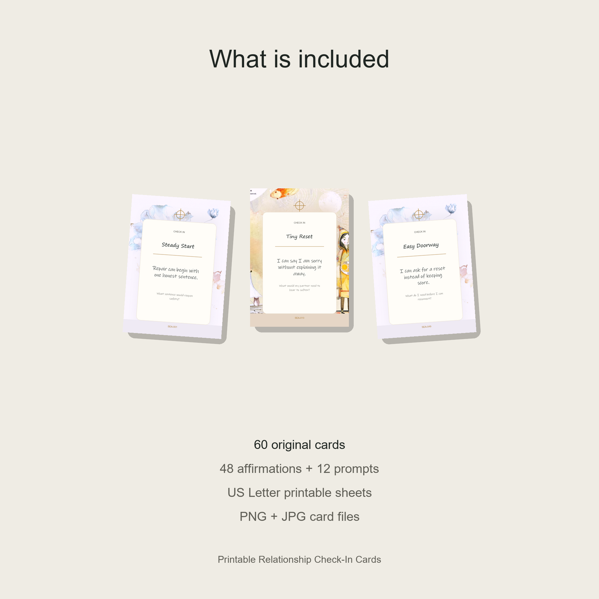 Printable Relationship Check-In Cards gallery preview