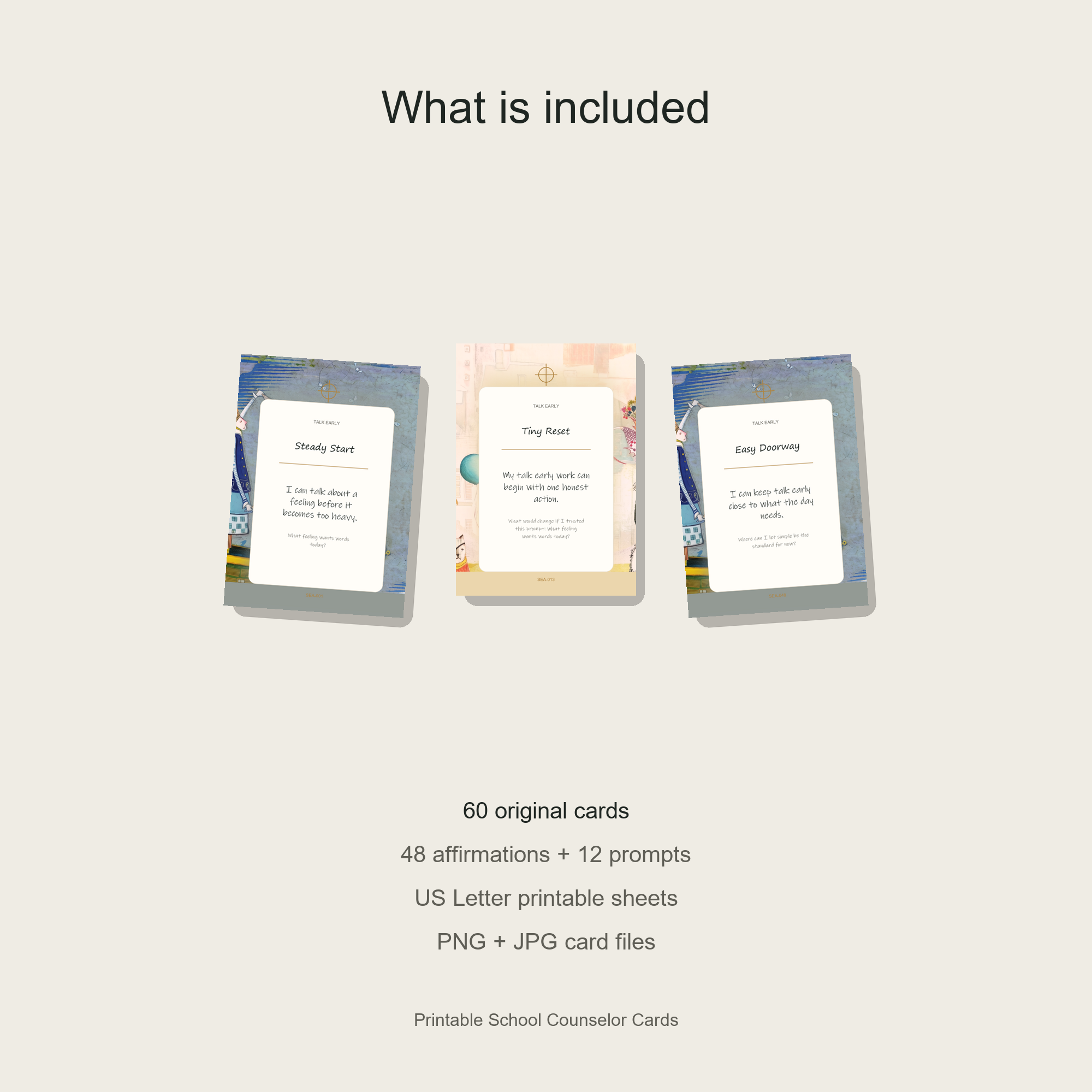 Printable School Counselor Cards gallery preview