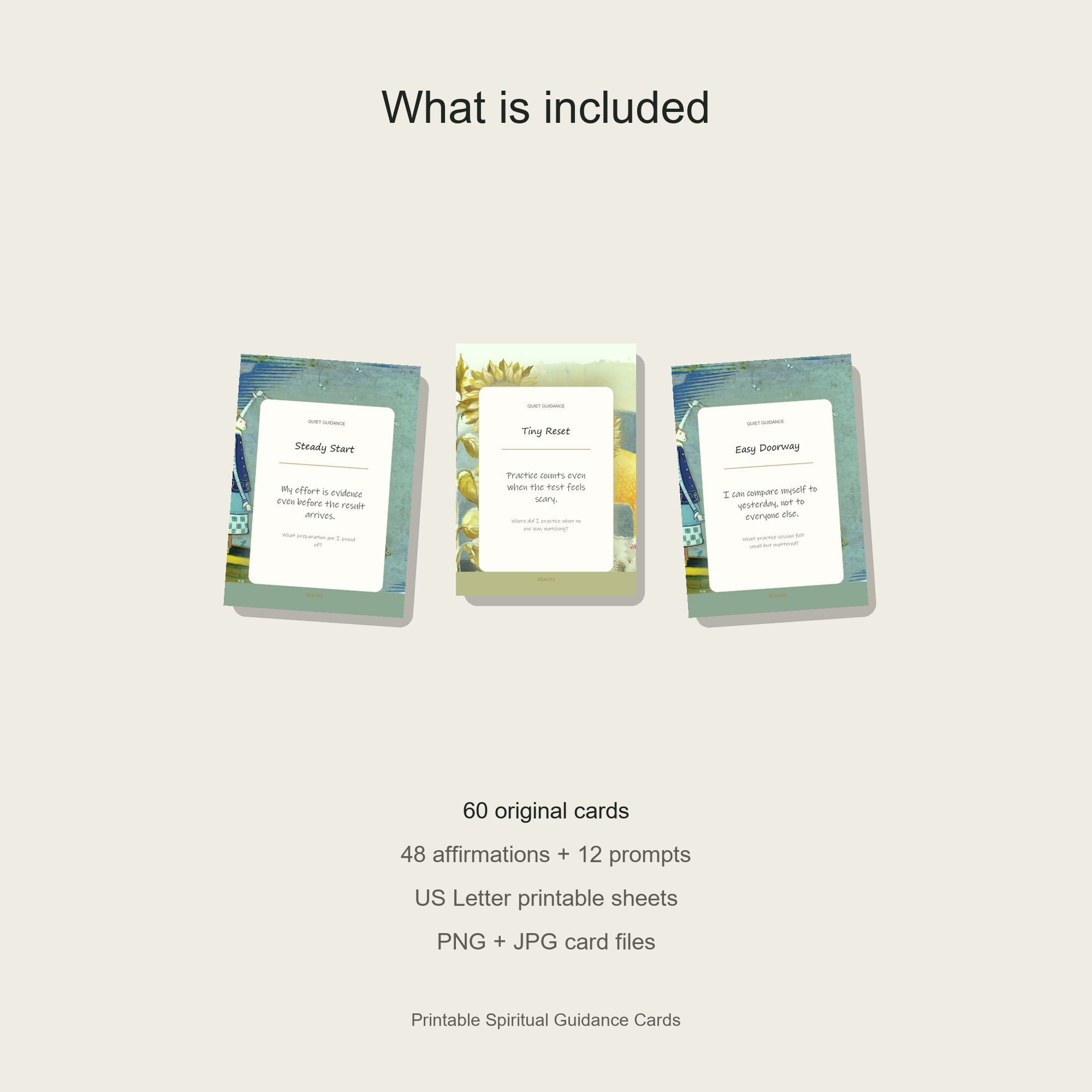 Printable Spiritual Guidance Cards gallery preview
